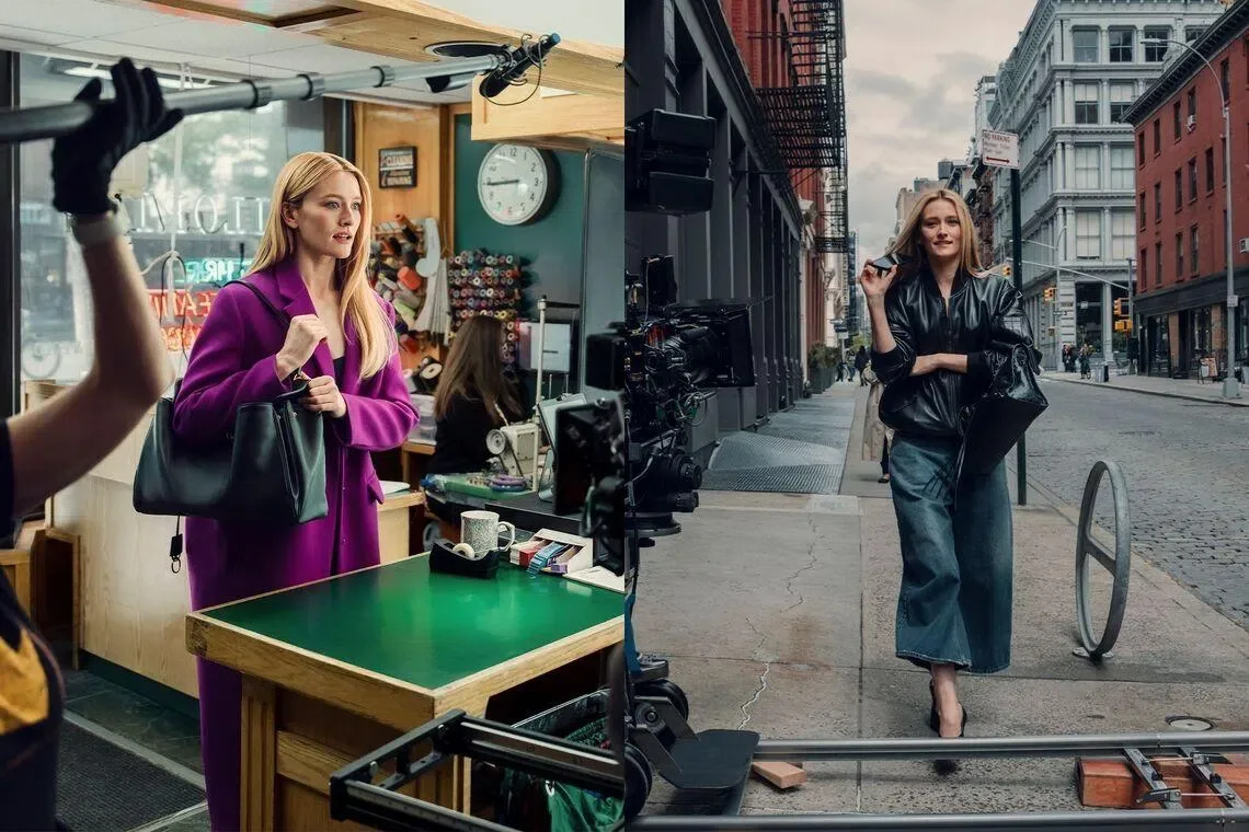 Balenciaga presenta campaña Otoño 2026 con tres cortometrajes en Nueva York protagonizados por Sarah Pidgeon