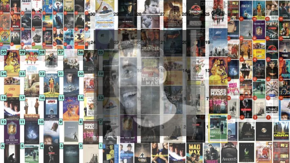 Selección de las películas favoritas de Chad: del puesto 50 al 26 en su lista personal