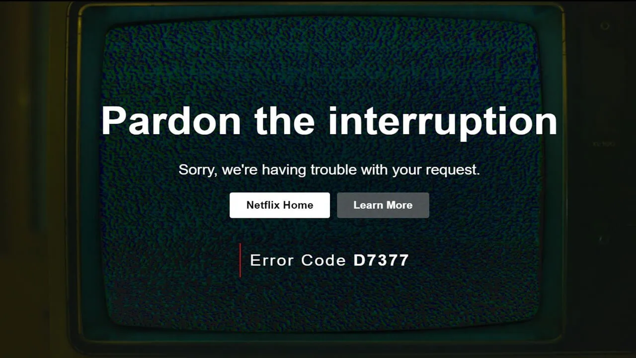 Cómo solucionar el error "Pardon the Interruption" en Netflix de forma rápida