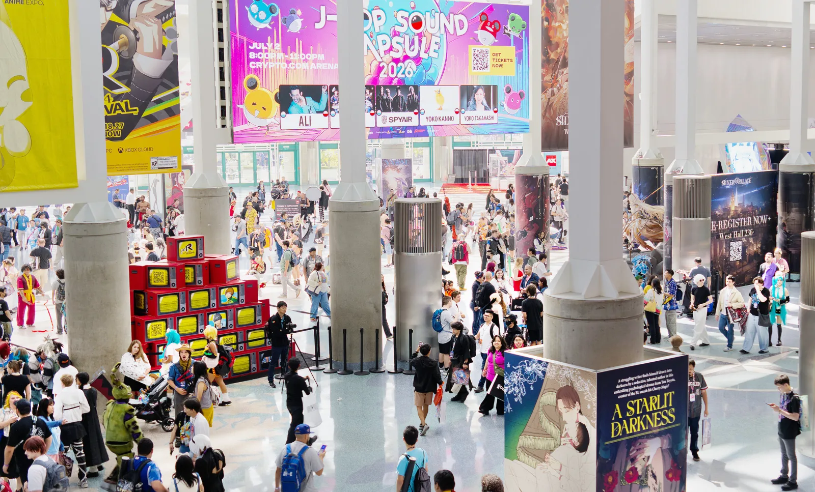 Más de 100,000 fanáticos celebran el 35º Anime Expo en Los Ángeles