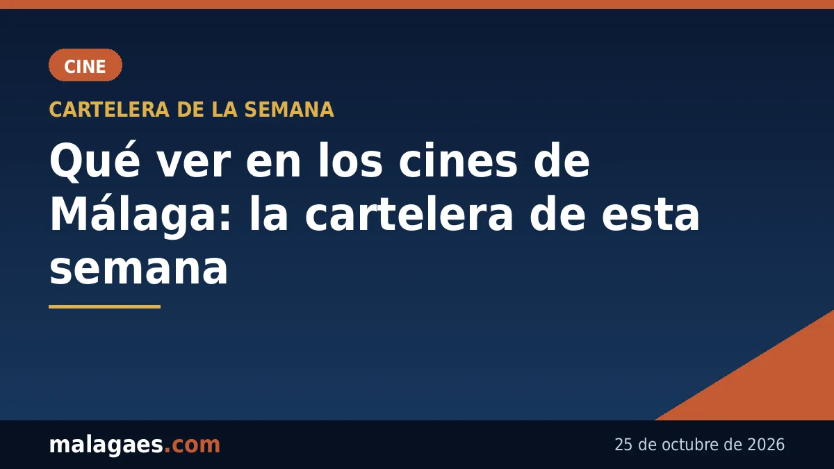 Nuevos estrenos y recomendaciones de cine para la semana en Málaga