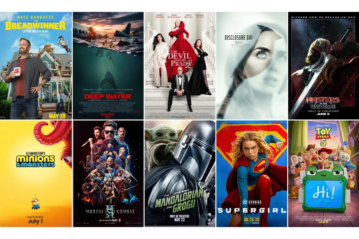 Estreno de verano 2026: las películas más esperadas de mayo a agosto