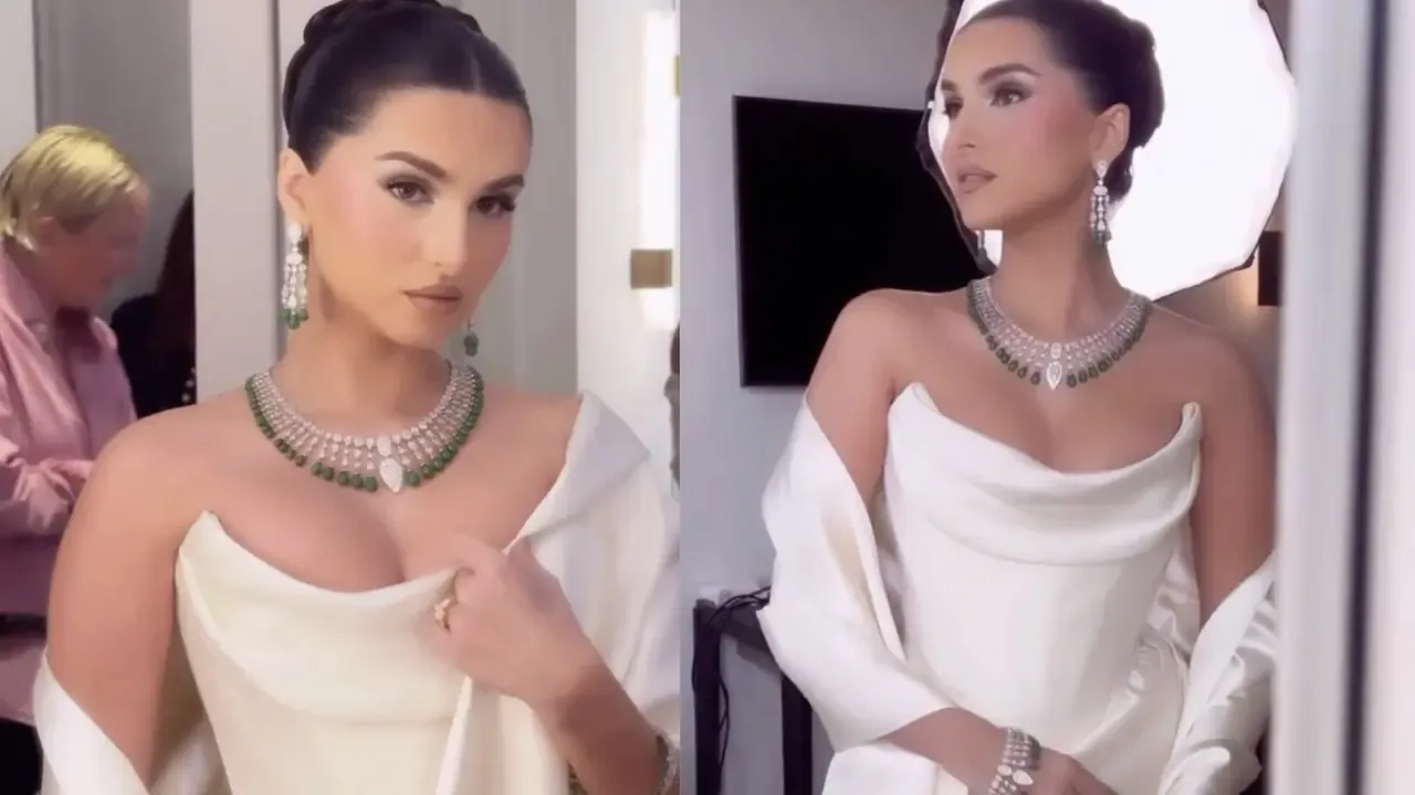 Tara Sutaria deslumbra en Cannes 2026 con vestido clásico de Vivienne Westwood